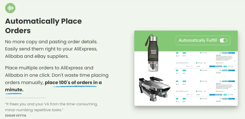 Dropified Order Fulfillment and Automation