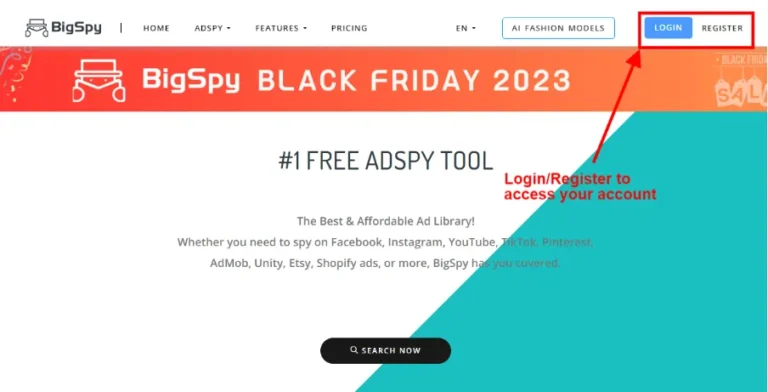 Signup for BigSpy Free Trial