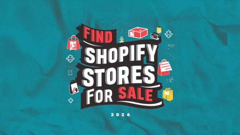 Find Shopify Stores For Sale