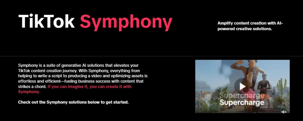 TikTok Symphony: AI Generation